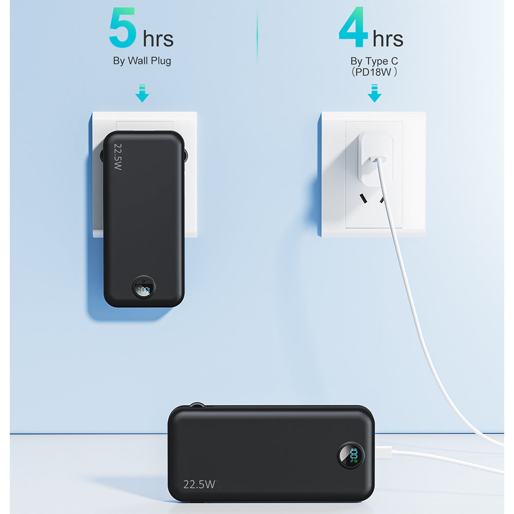 Portable power bank with fast charging function and high capacity Bowlift