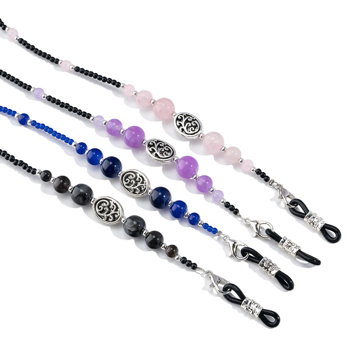 Elegant Beaded Eyewear Chain Bowlift