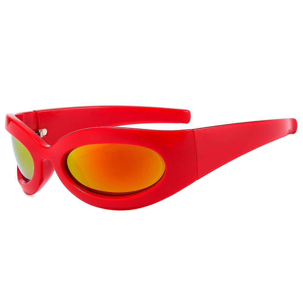 Women’s fashionable sunglasses with oval frame and modern finish Bowlift