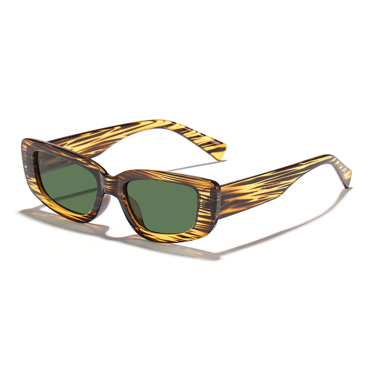 Ladies fashionable Cat-Eye sunglasses with wide plastic frame and UV protection Bowlift