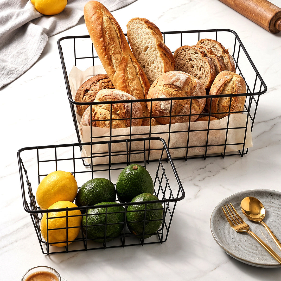 Organizer basket made of sturdy wire Bowlift