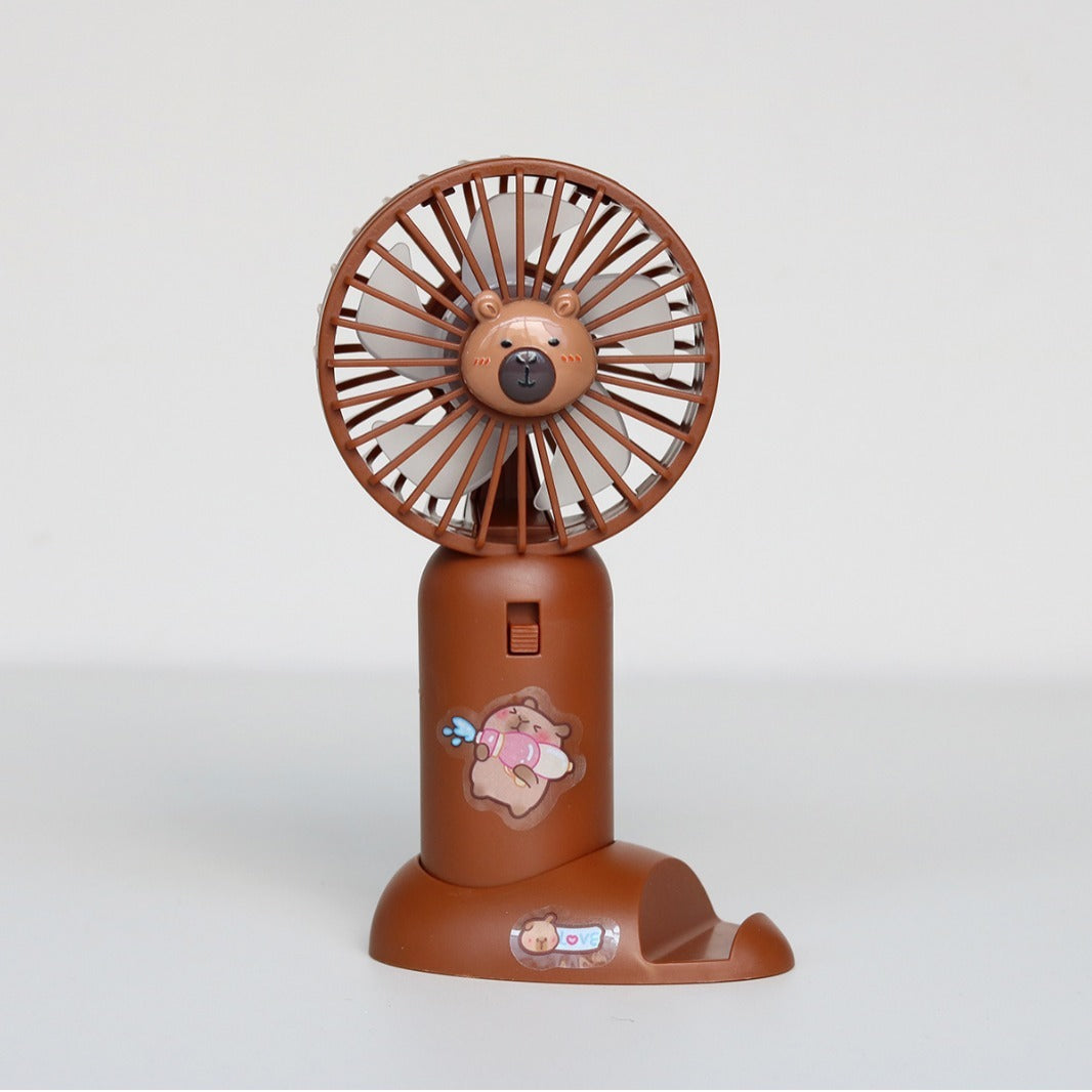 Unisex Portable Mini Fan in Cute Bear Design Bowlift