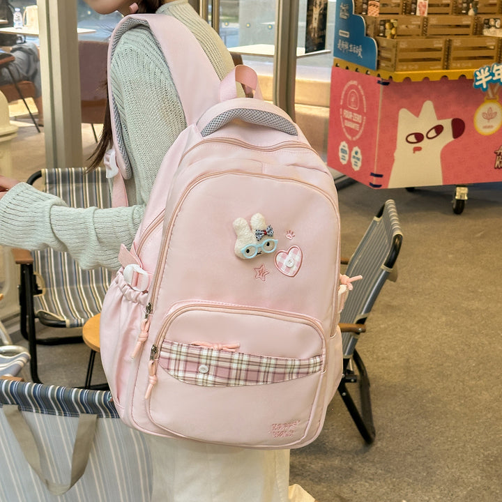 Charming Cartoon-Themed School Backpack Bowlift