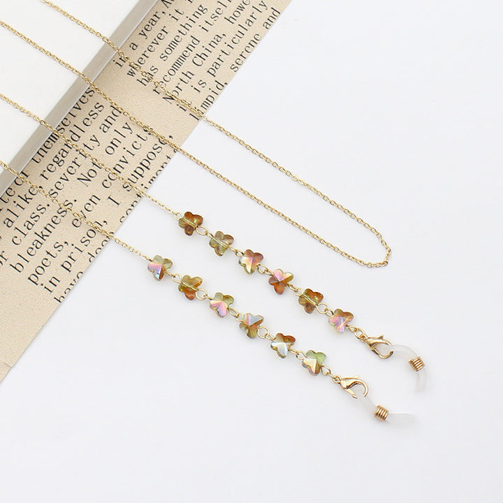 Floral Eyewear Chain Holder Bowlift