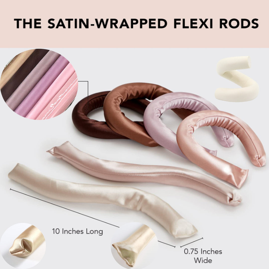 Silk Heatless Hair Curling Rod
