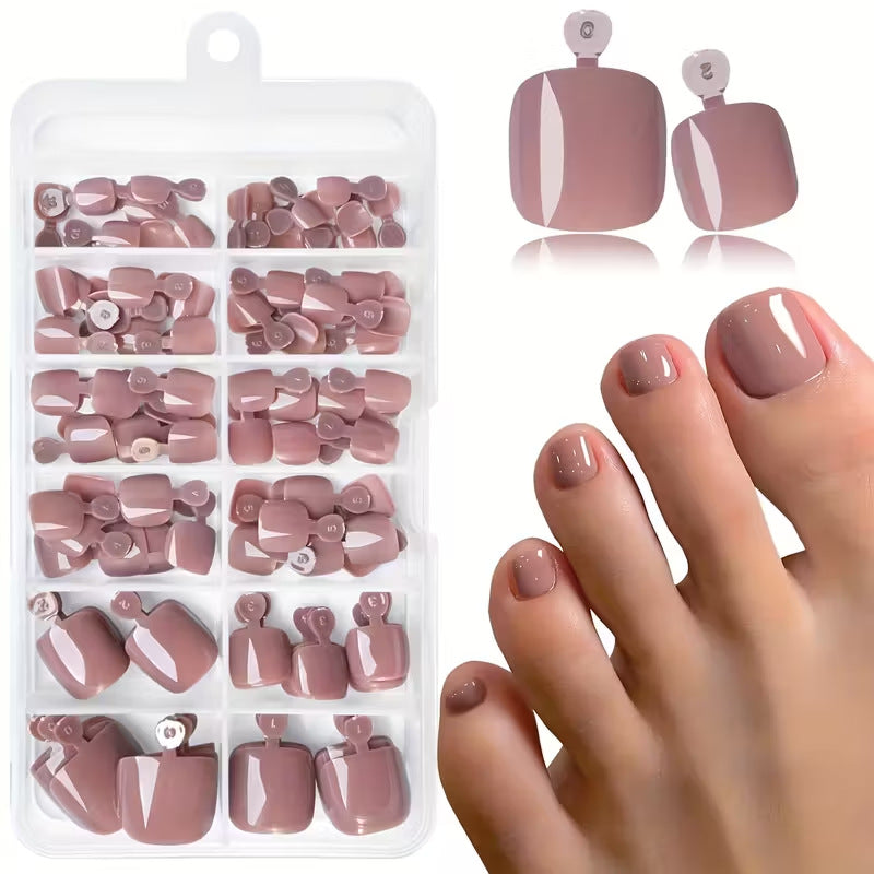 Premium Gel Pedicure Nail Set Bowlift