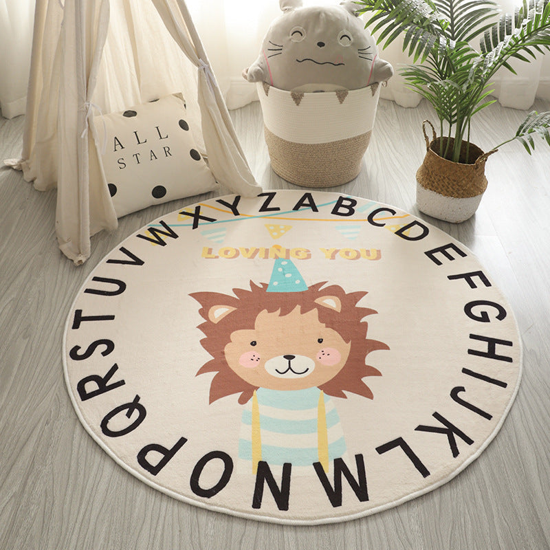 Playful Dinosaur-Themed Area Rug