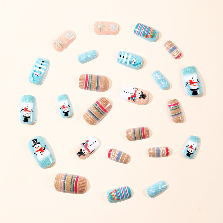 Festive Winter-Themed Nail Art Extensions Bowlift 1789713348