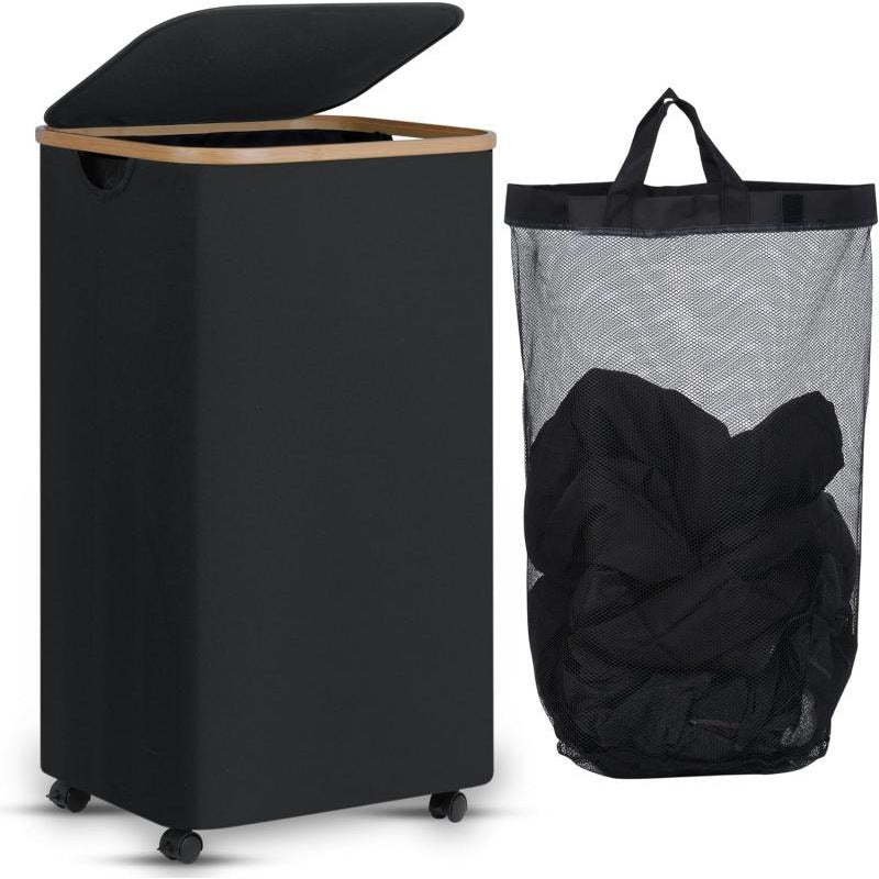 High-quality laundry basket with removable and washable inner bag Bowlift
