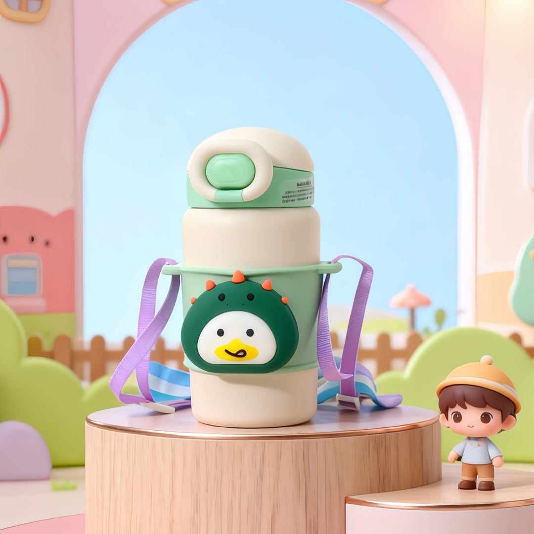 Women's children's drinking bottle with cute animal design Bowlift