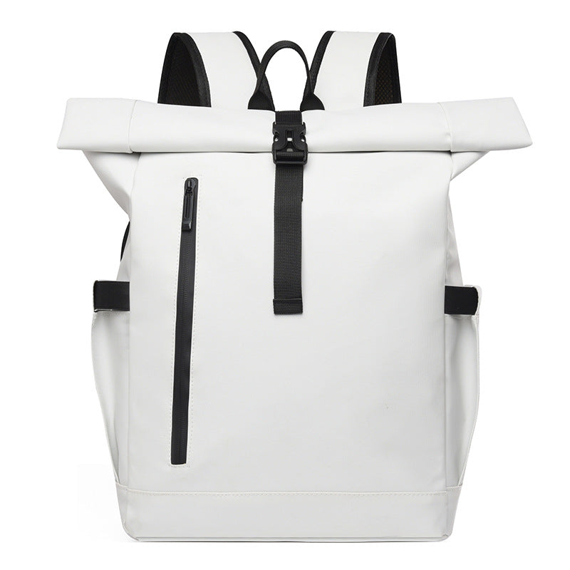 Waterproof Structured Roll-Top Backpack Bowlift