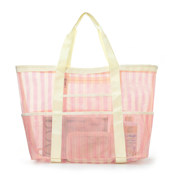 Beach bag made of durable mesh material with sturdy handles Bowlift
