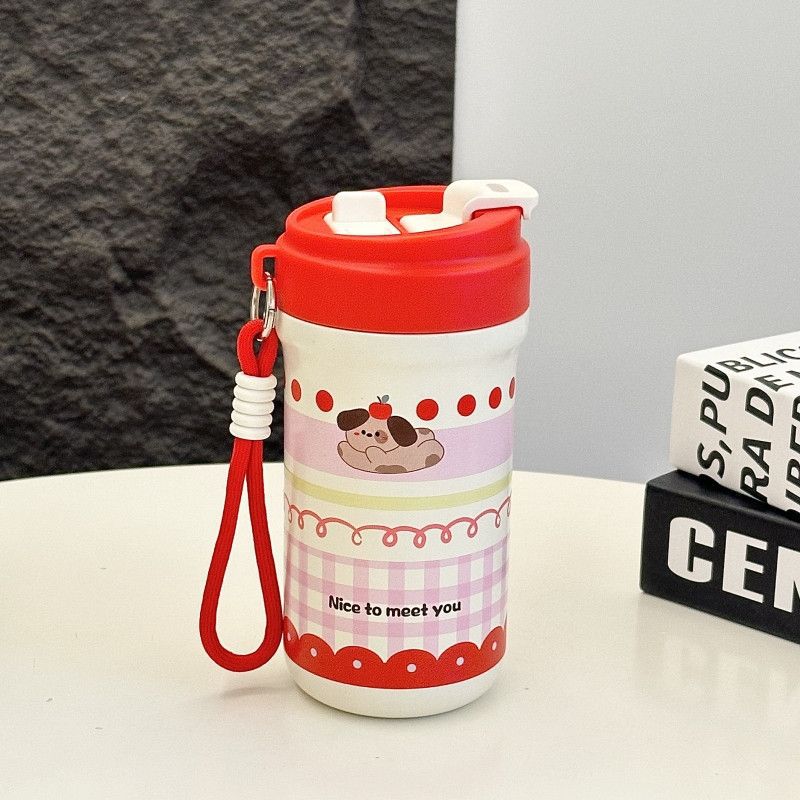 Ladies Insulated Drinking Cup with Cheerful Rabbit Design Bowlift