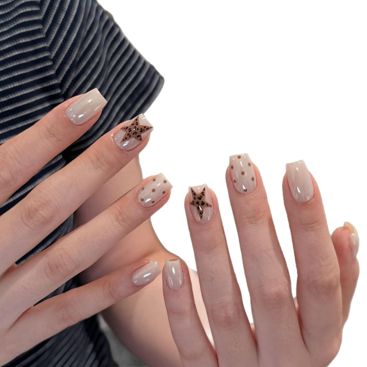 Trendy animal print artificial nail tips Bowlift