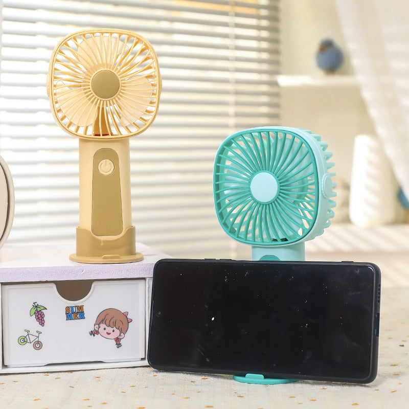 Ladies Portable Hand Fan with Flexible Holder Bowlift
