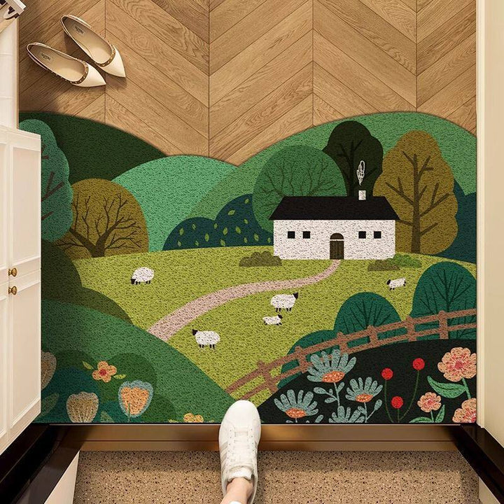 Cartoon Forest Animal Doormat Bowlift