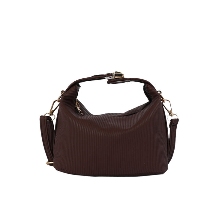WoTextured Ribbed Handbag Bowlift