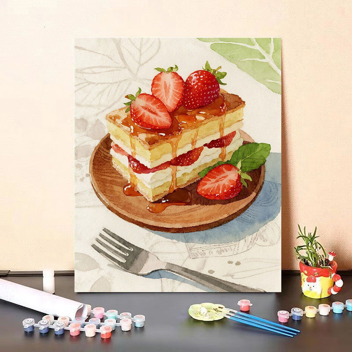 Gourmet Dessert-Themed Canvas Art Bowlift