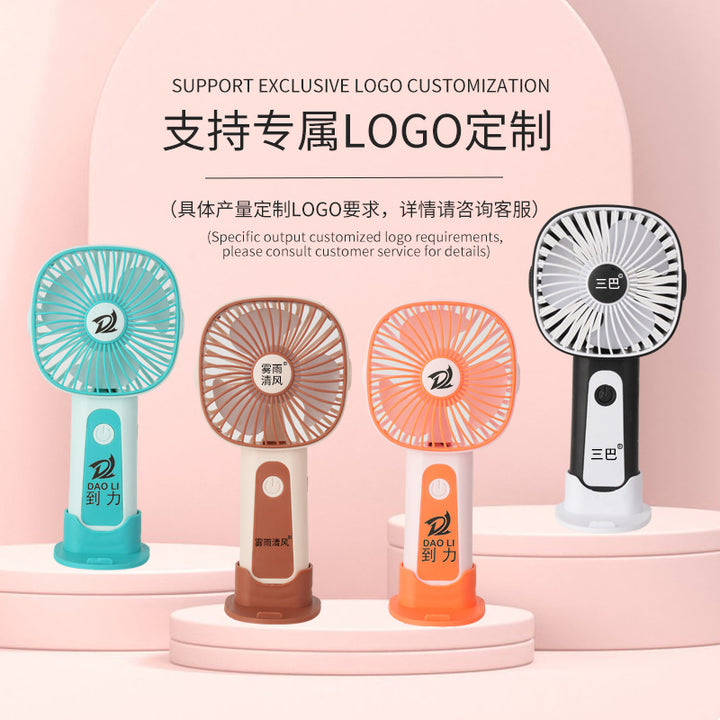 Unisex Portable Hand Fan with Ergonomic Design and USB Charging Function Bowlift