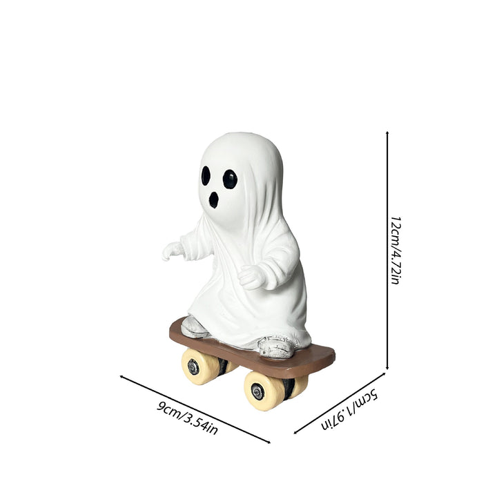 Decorative skateboard ghost figure Bowlift
