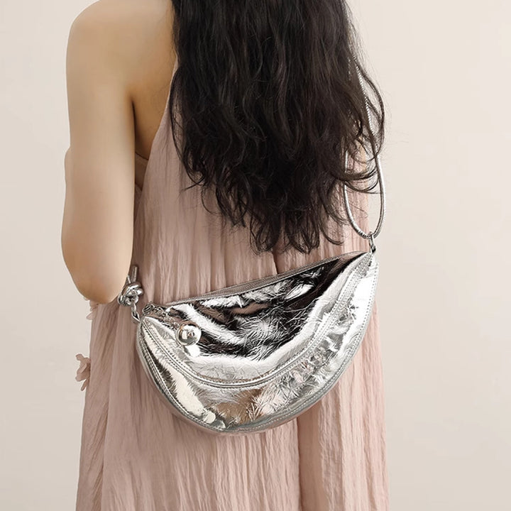 Metallic Fashionable Shoulder Bag Bowlift