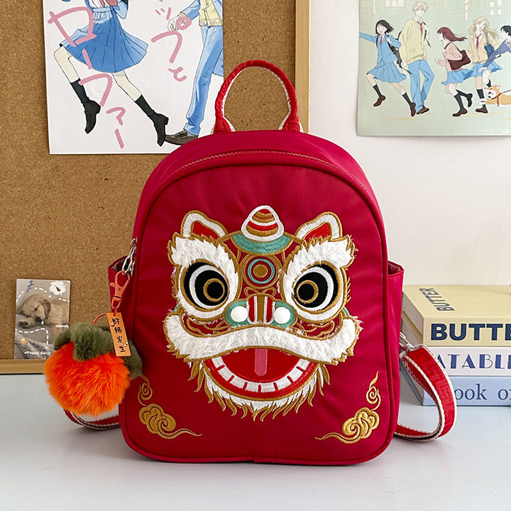 Embroidered Mini Backpack