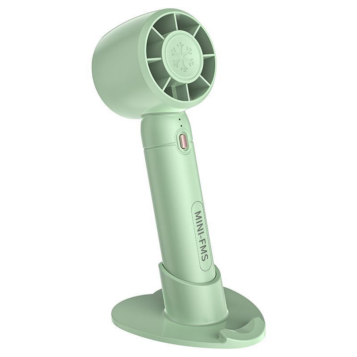 Ladies Portable Mini Hand Fan with Stand Bowlift