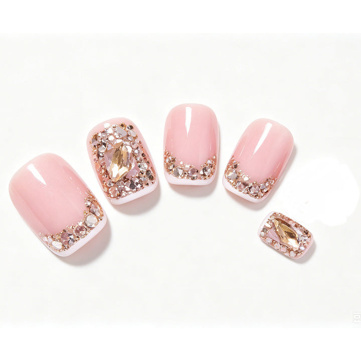 Elegant Decorative Press-On Nail Art Bowlift
