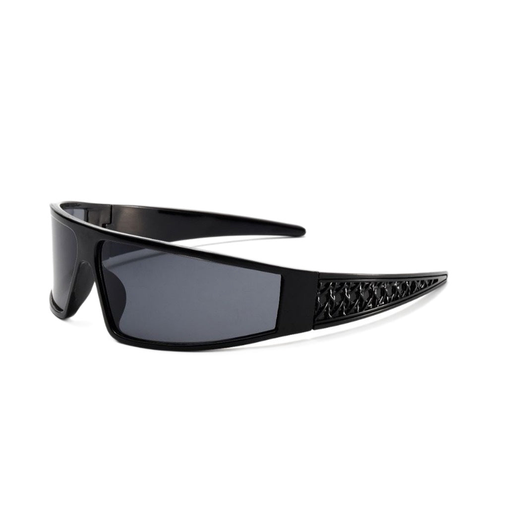 Sporty Wrap-Around Sunglasses Bowlift