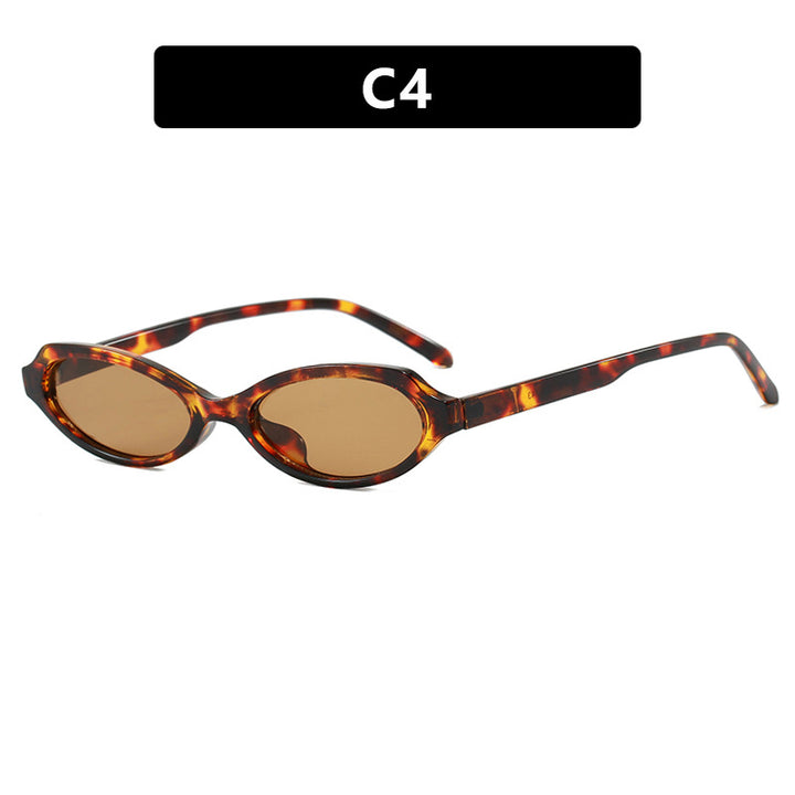 Ladies elegant sunglasses in stylish oval design Bowlift