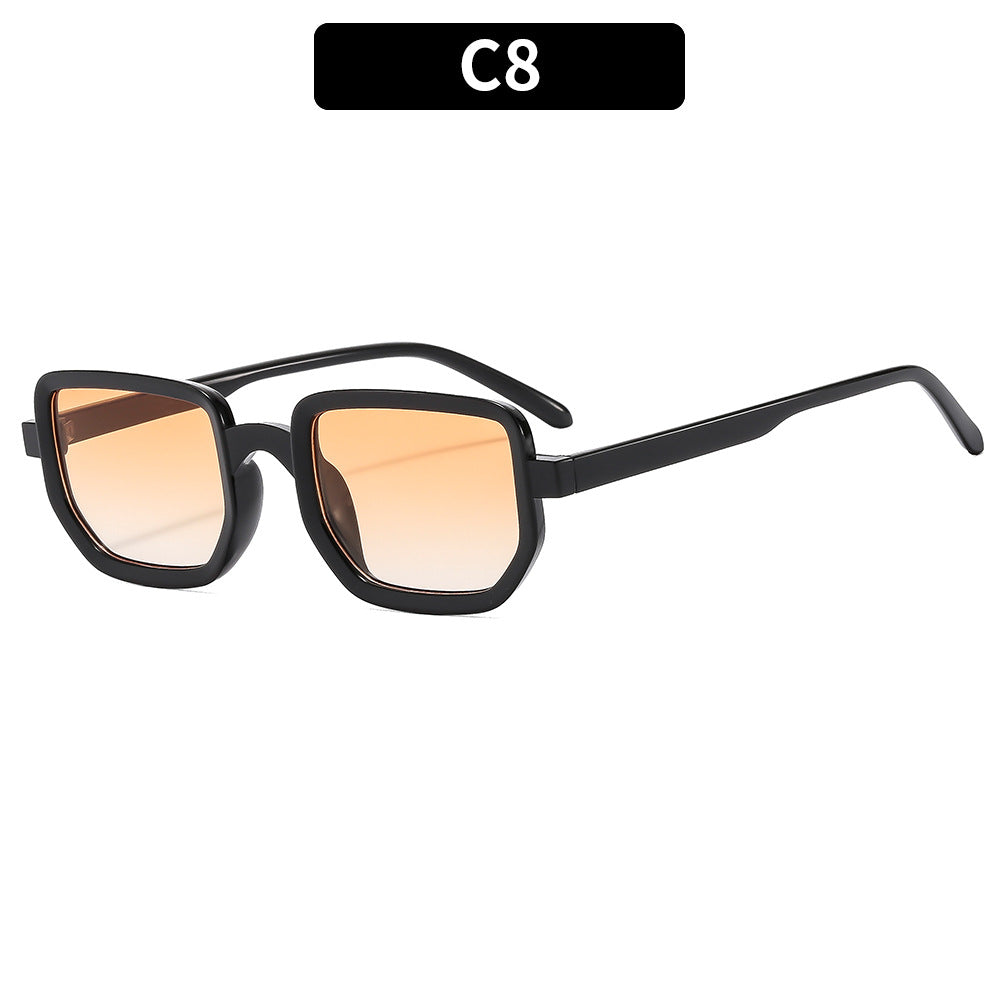 Vintage Design Retro Square Frame Sunglasses