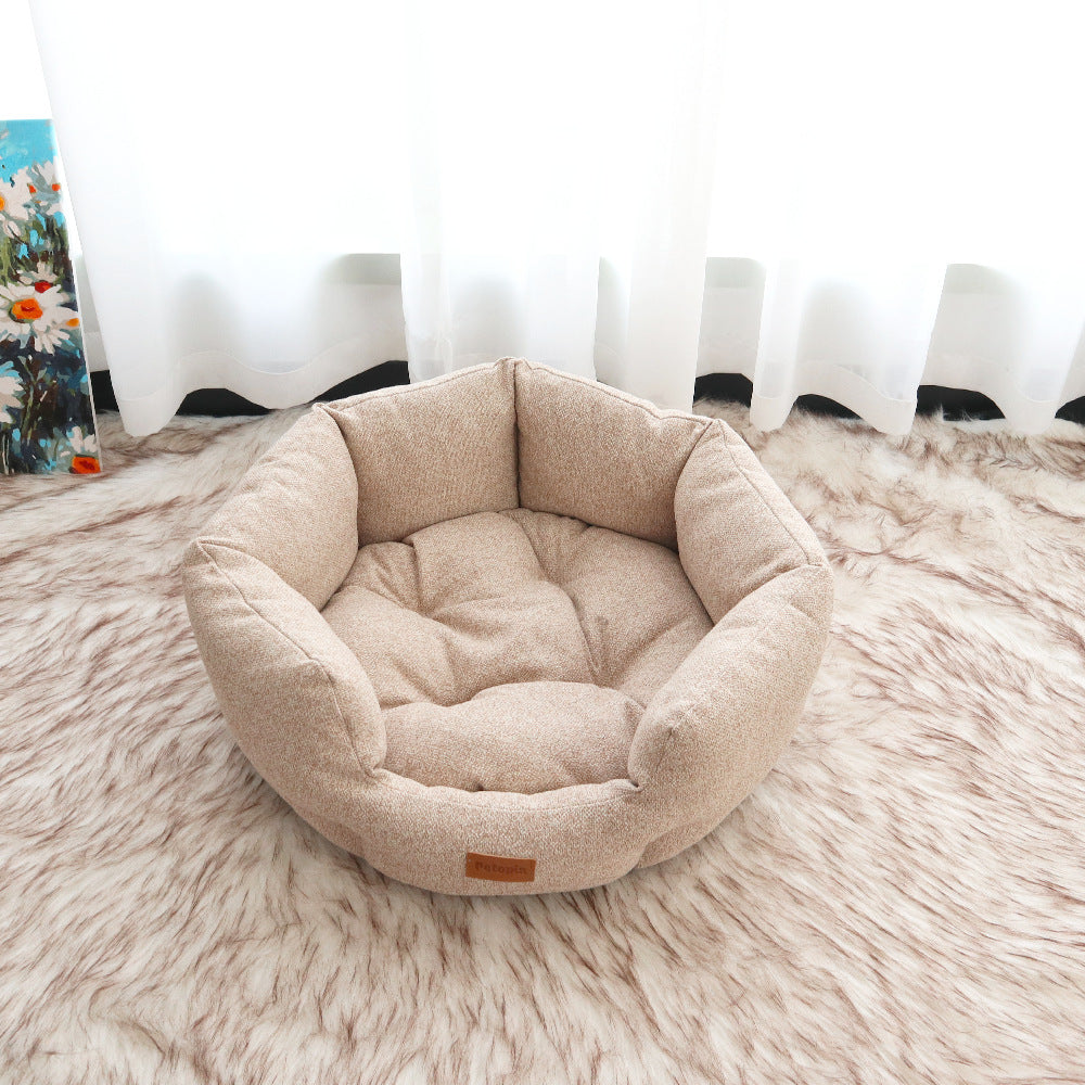 Round Supportive dog Nest