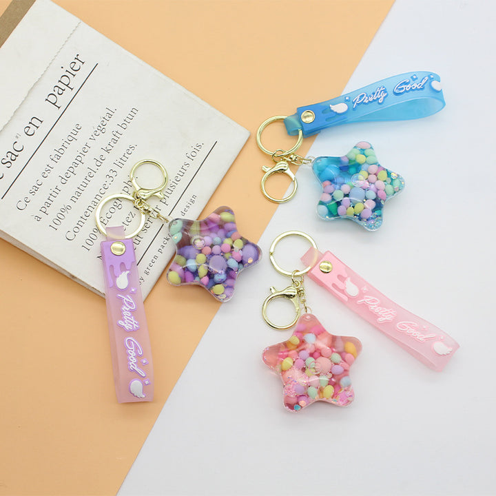 Unisex keychain with candy motif Bowlift