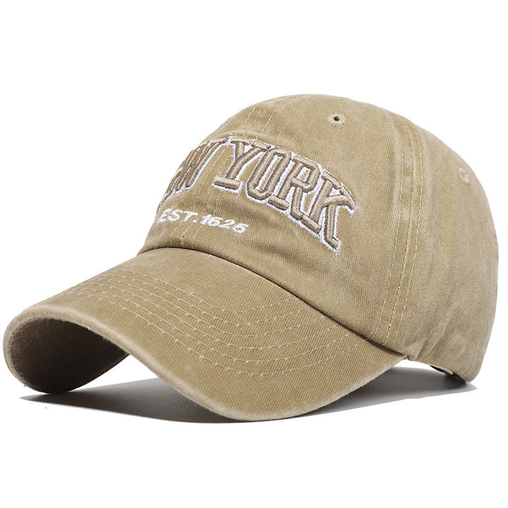Men's Distressed Embroidered Dad Hat Bowlift