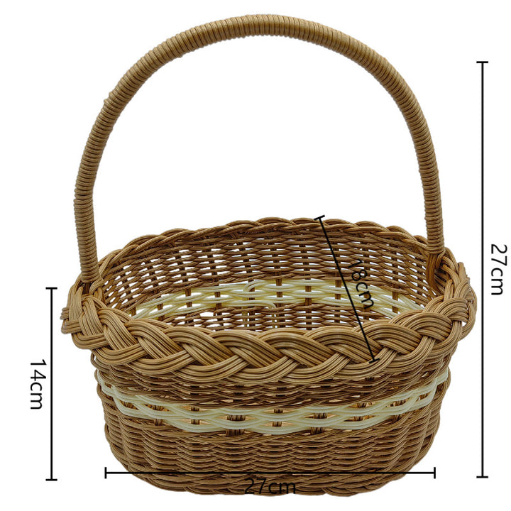 Handmade Decorative Woven Basket Bowlift