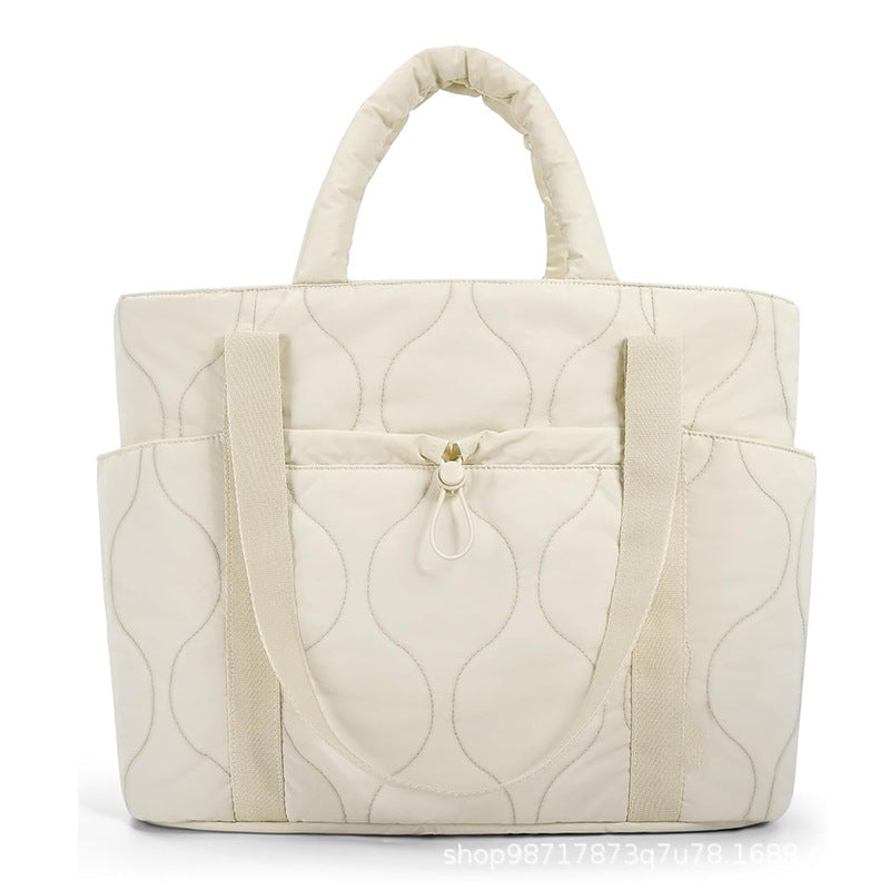 Padded tote bag with practical outer pockets Bowlift