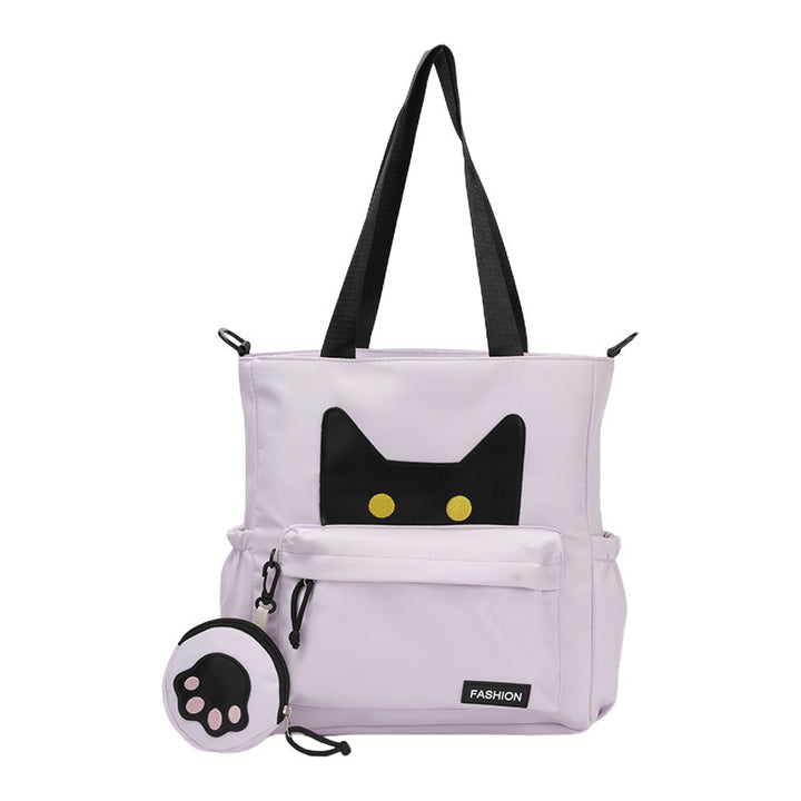 Cute Cat-Eared Tote Bag Bowlift