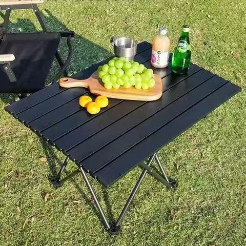 Women Folding Camping Table Bowlift