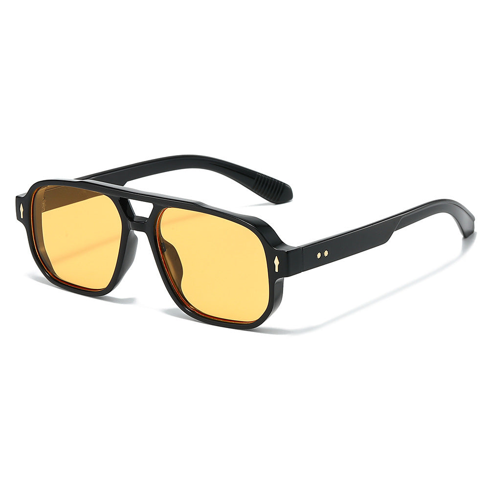 Fashion-Forward Polarized Rectangle Sunglasses Bowlift