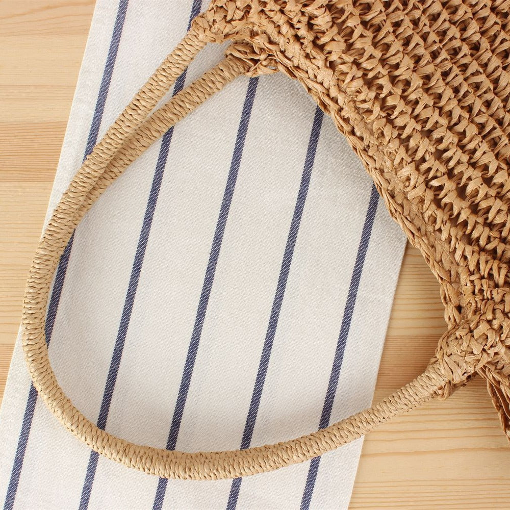 Braided shoulder bag with comfortable carrying handle Bowlift