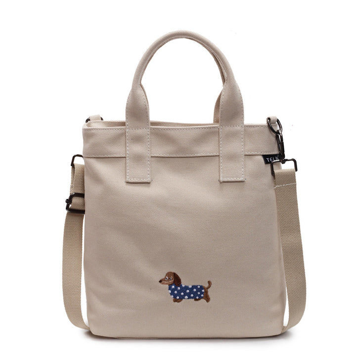 Stylish Canvas Handbag Bowlift