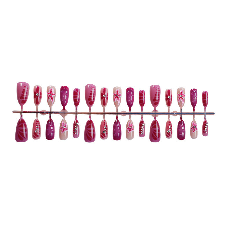 Elegant Floral Designs Press-On Nail Set Bowlift