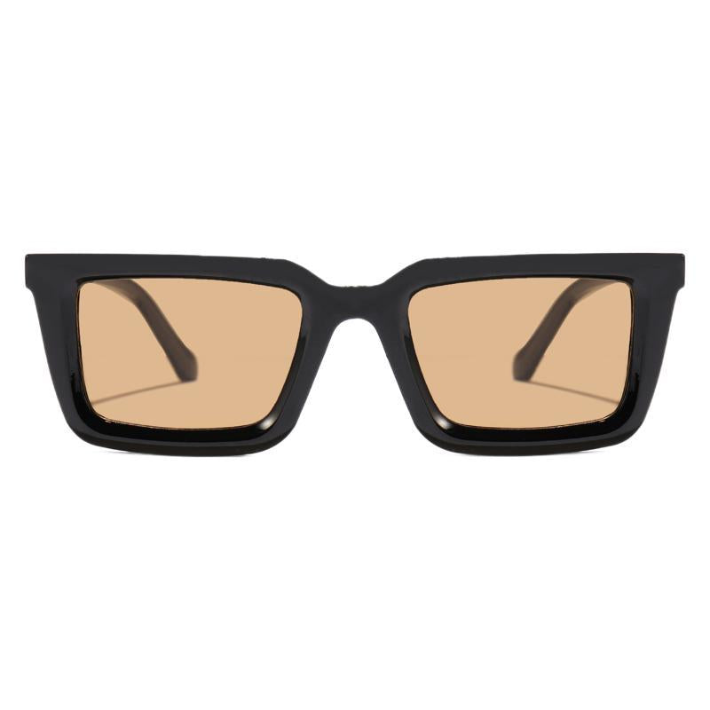 Women's modern square sunglasses with mirrored lenses Bowlift