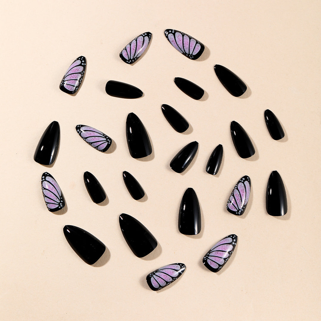 Artistic Butterfly Nail Art Extensions Bowlift
