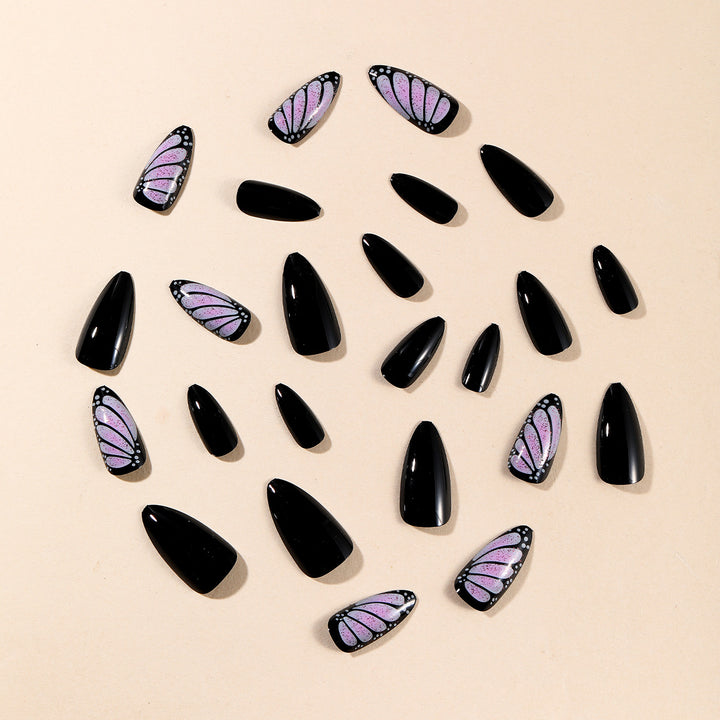 Artistic Butterfly Nail Art Extensions Bowlift