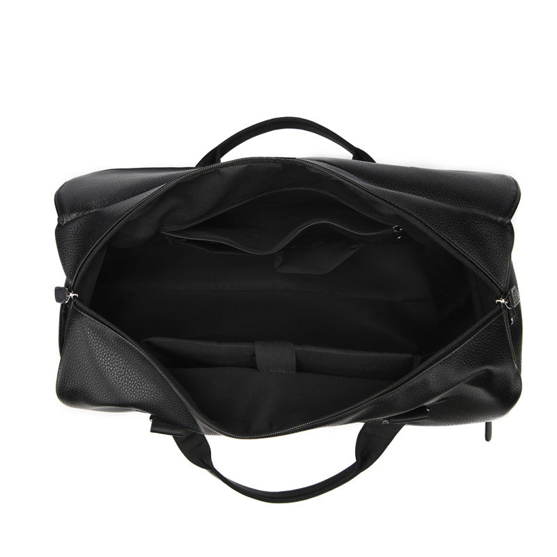 Premium Leather Travel Duffel Bag Bowlift