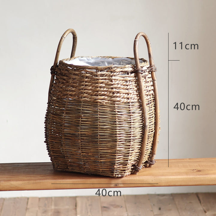 Handwoven storage basket Bowlift