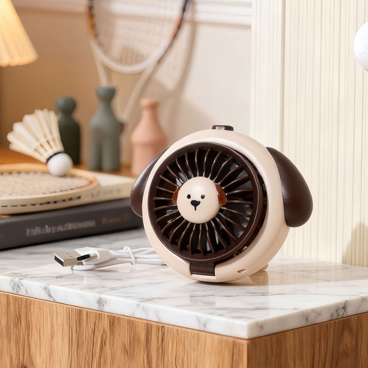 Women's Portable Spray Hand Fan in Cute Duck Design Bowlift