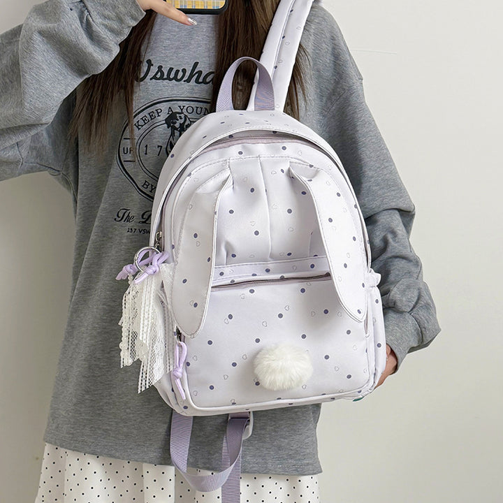 Cute Bunny-Themed Backpack Bowlift