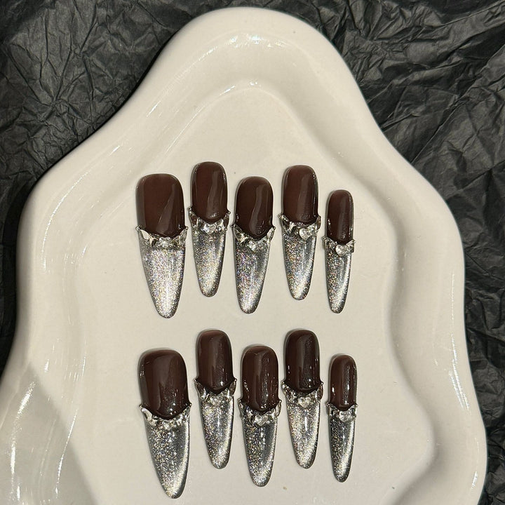 Glamorous Decorative Press-On Nails